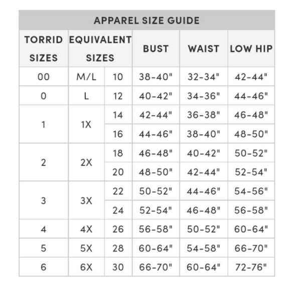 Torrid Ribcage Football Tee 2X - Picture 6 of 6